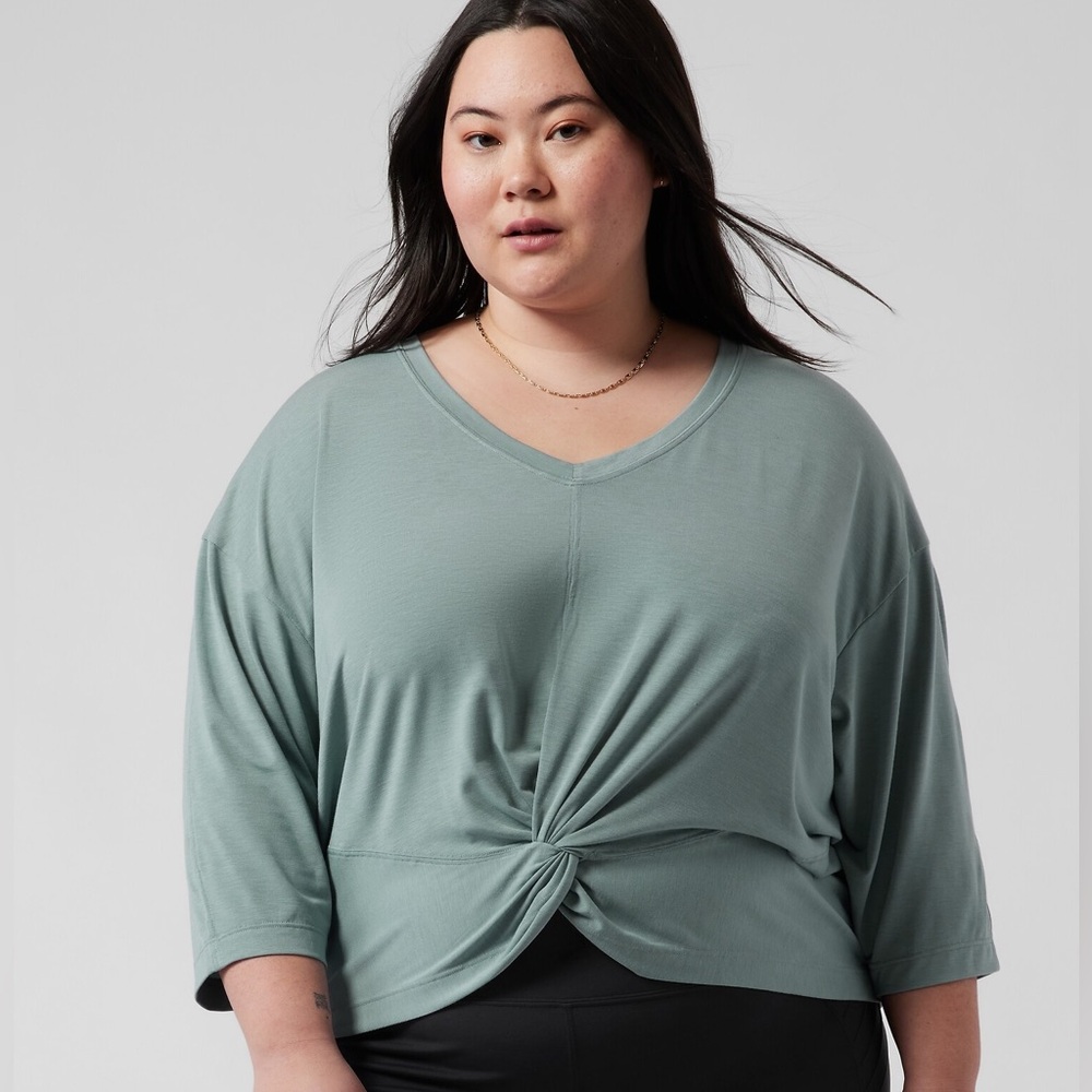 Athleta Embody twist front top